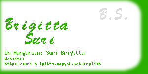 brigitta suri business card